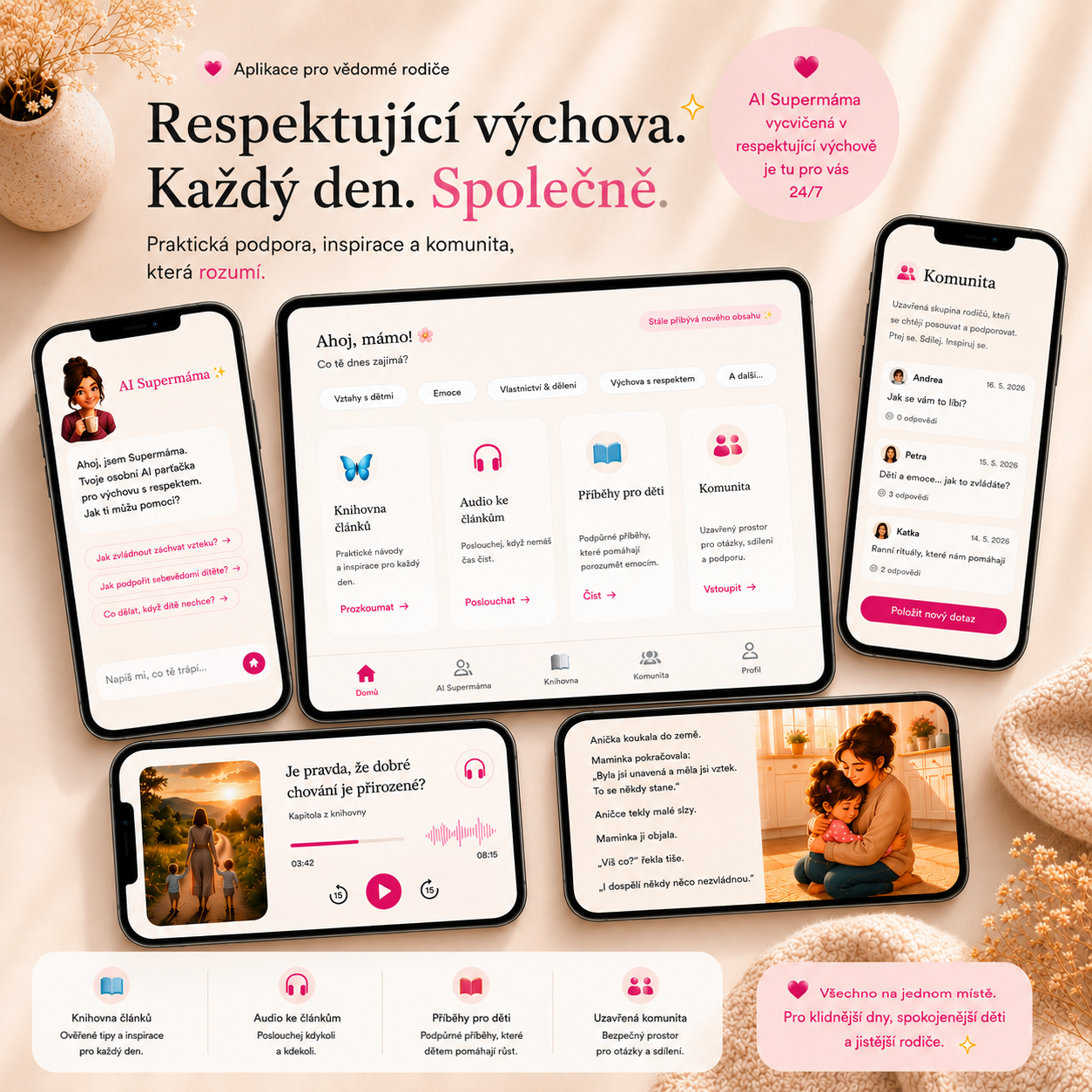 Náhled aplikace respektujicimama.app
